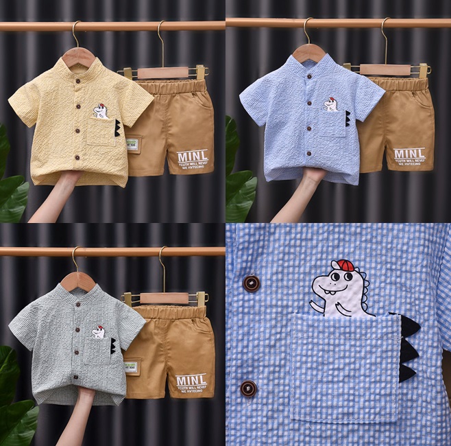 ha1582 เสื้อ+กางเกง size 80-110 จำนวน 4 ตัวต่อแพ็ค
