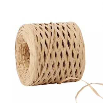 ไหมราเฟียร์ (Raffia yarn) สีกากี