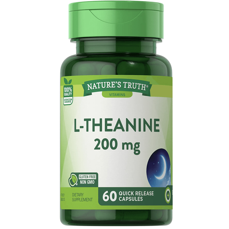 พร้อมส่ง ลดเครียดหลับง่าย Nature's Truth L-Theanine 200mg