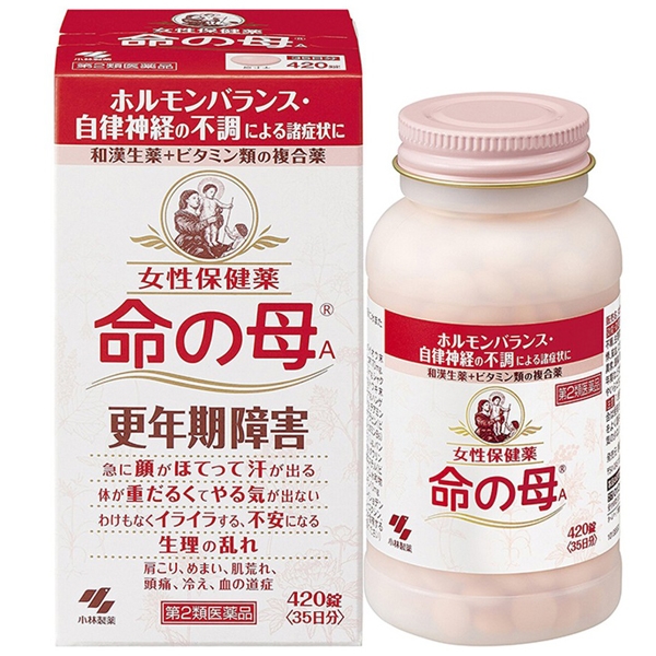 พร้อมส่ง วิตามินของผู้หญิงลดอาการวัยทอง Kobayashi Inochi No Haha Mother of Life Hormone Balance For Women Supplement