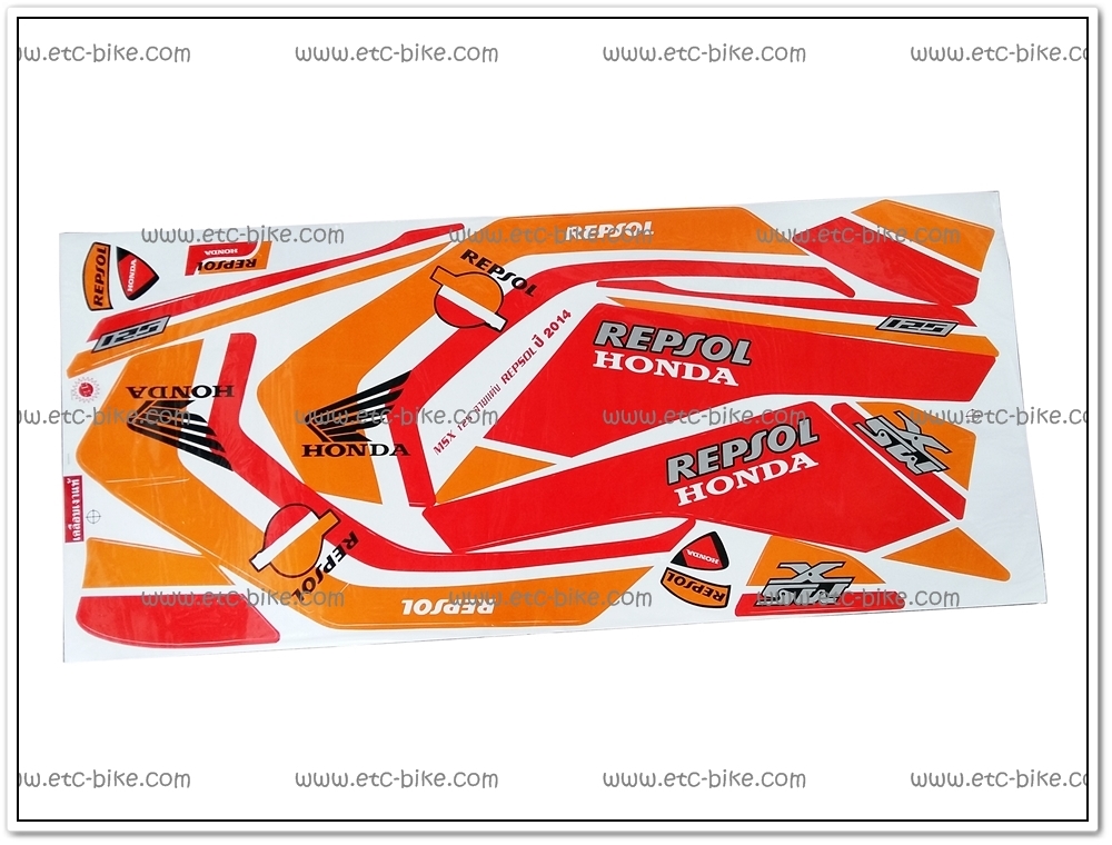 สติ๊กเกอร์ MSX-REPSOL ปี 2014
