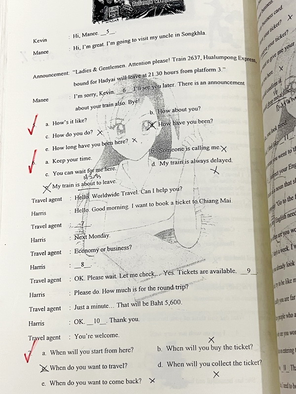 ►ครูพี่แน้ต◄ หนังสือกวดวิชาภาษาอังกฤษครู P’NAT ติวอังกฤษพิชิตทุกข้อสอบ (ปกชมพูแดง) ในหนังสือเป็นตะลุยโจทย์ทั้งเล่ม จดครบเกือบทั้งเล่ม จดละเอียด มีโจทย์เข้มข้นหลากหลายแนวที่น่าสนใจ