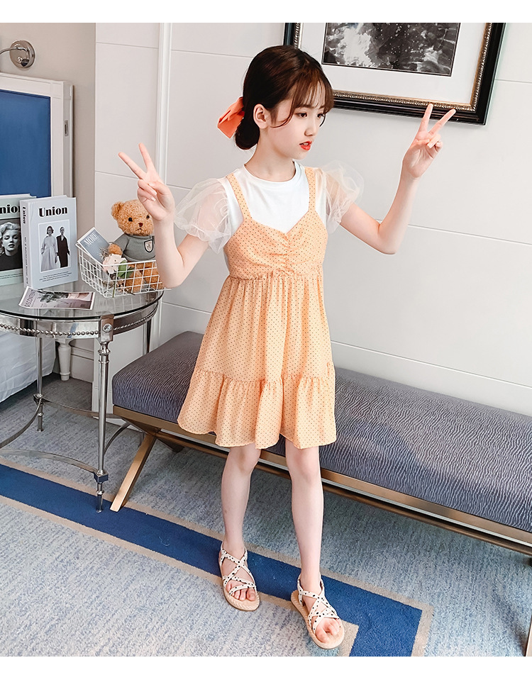 dr5491 เดรส เด็กโต 3 ตัวต่อแพ็ค 110-160 (เลือกไซส์ได้ให้ครบแพ็ค)