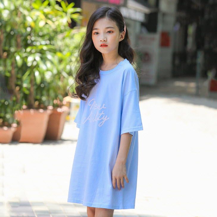 mu549 เดรส 3 ตัวต่อแพ็ค เด็กโต size 120-170 (เลือกให้ครบแพ็ค) **สินค้าลดราคาจากโรงงาน จนกว่าสินค้าจะหมด**