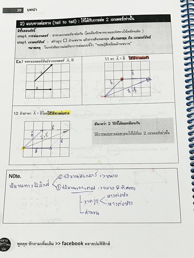 ►คลายปมฟิสิกส์◄ หนังสือกวดวิชาฟิสิกส์ โรงเรียนกวดวิชา Step-by-Step Physics บทนำ การวัดและการแปลความหมายข้อมูล การเคลื่อนที่ในหนึ่งมิติและสองมิติ มีสรุปเนื้อหา สูตรสำคัญ เทคนิคลัด มีสรุปการทำโจทย์ทีละ Step ทีละขั้นตอนอย่างละเอียด ทั้งเนื้อหาสูตรและเทคนิคลั