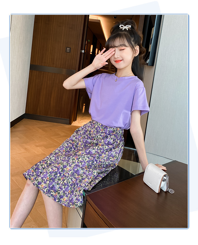 dr5177 เสื้อ+กระโปรง เด็กโต 3 ตัวต่อแพ็ค 110-160 (เลือกไซส์ได้ให้ครบแพ็ค)