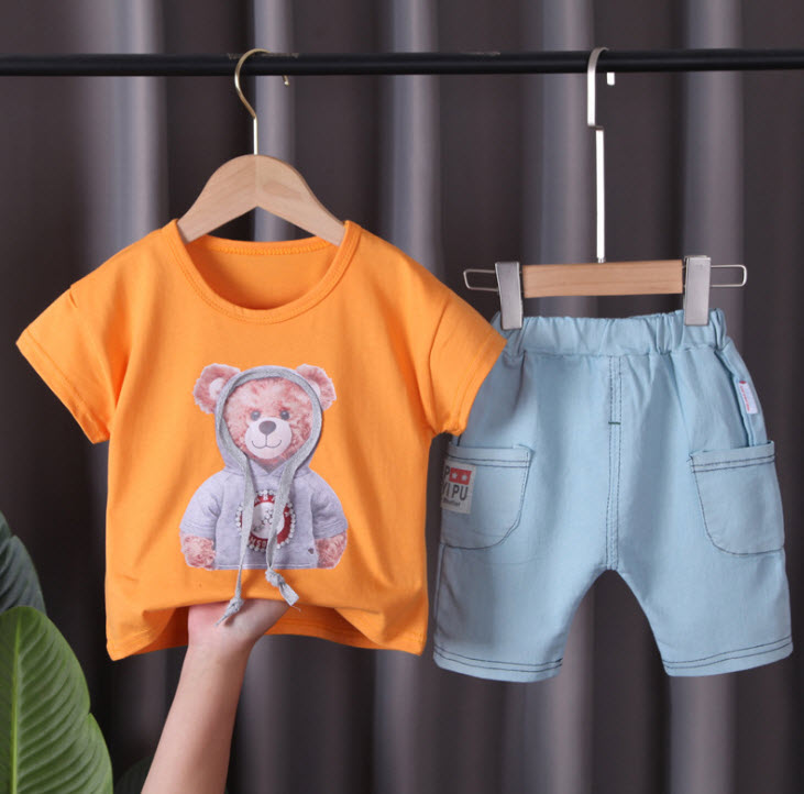 ha1255 เสื้อ+กางเกง size 80-120 จำนวน 5 ตัวต่อแพ็ค