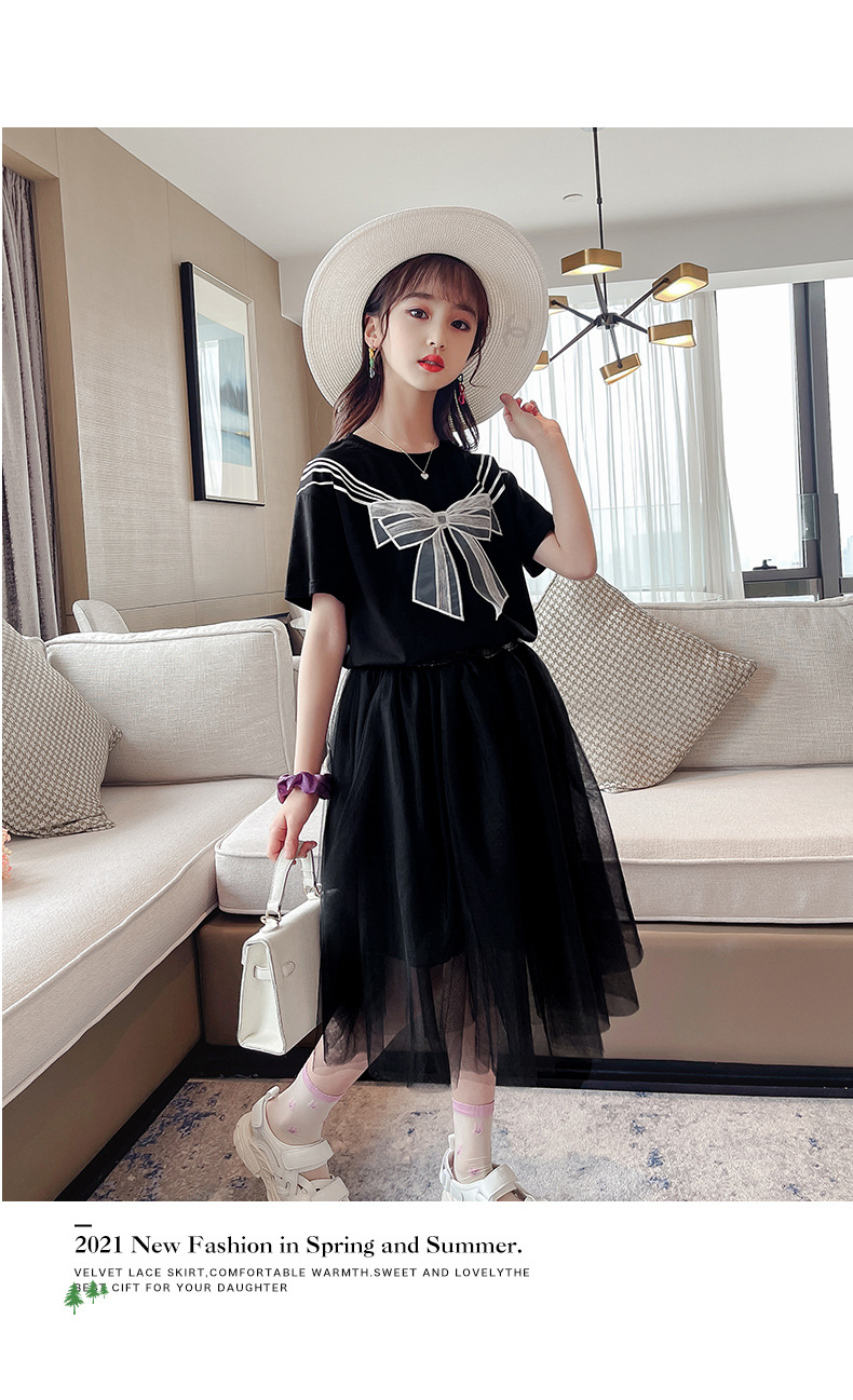 dr5499 เสื้อ+กระโปรง เด็กโต 3 ตัวต่อแพ็ค 110-160 (เลือกไซส์ได้ให้ครบแพ็ค)