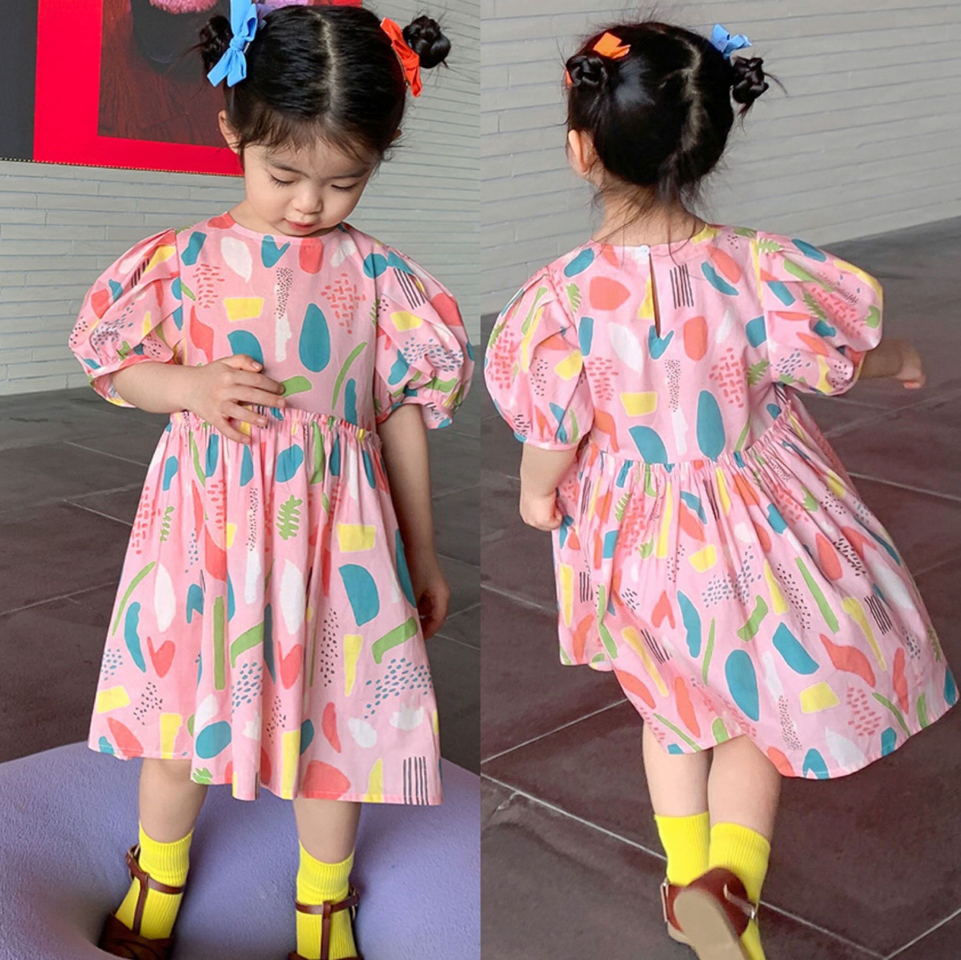 yy73 เดรส size 7-15 5 ชุดต่อแพ็ค (เลือกไซส์ได้ ให้ครบแพ็ค)