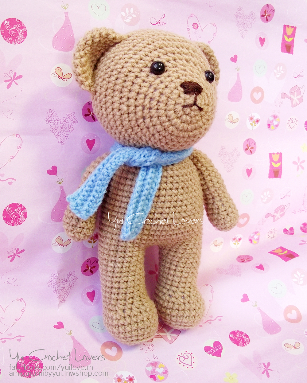 ตุ๊กตาถักไหมพรมหมี เท็ดดี้แบร์ Teddy Bear