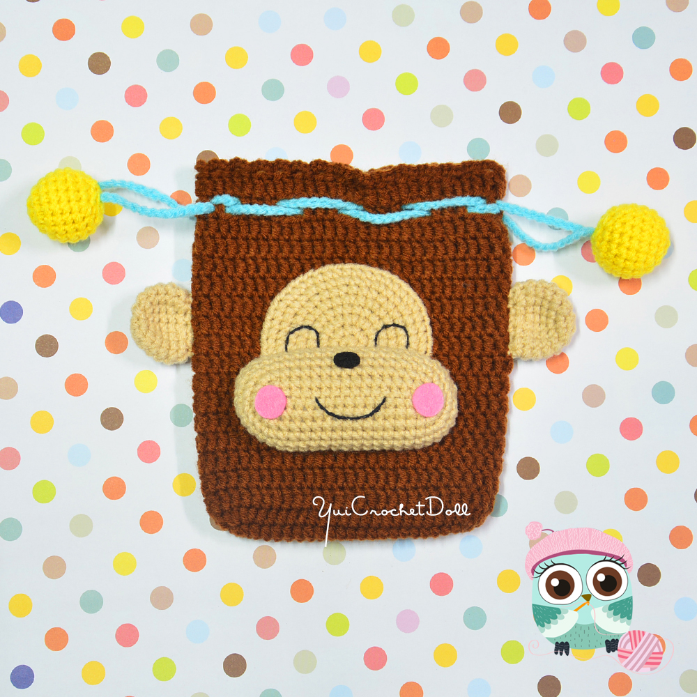 แพทเทิร์นกระเป๋าหูรูดไหมพรม ชุด 2 Drawsting crochet bag pattern Set 2