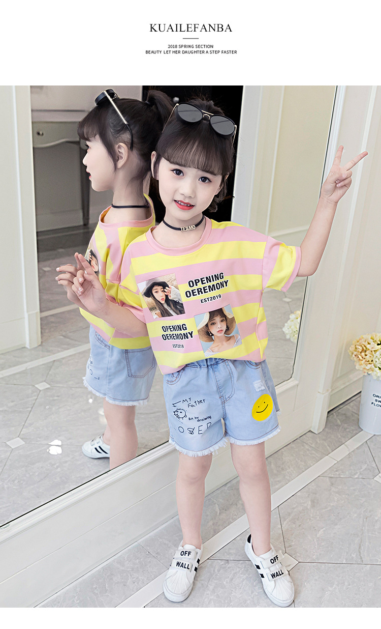 dr4728 เสื้อ+กางเกง เด็กโต 3 ตัวต่อแพ็ค 110-160 (เลือกไซส์ได้ให้ครบแพ็ค)