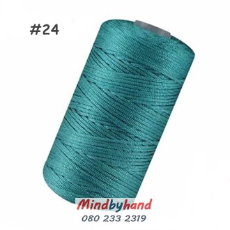 เชือกร่ม ขนาด 1.5 มิล สี 24 Peacock Blue
