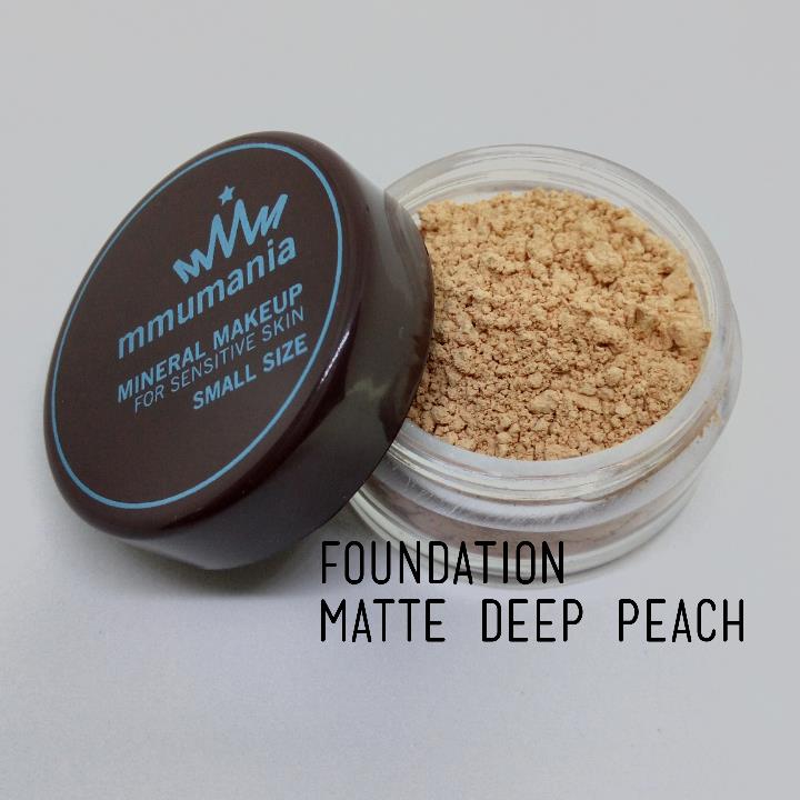 ขนาดเล็ก MMUMANIA Matte Foundation รองพื้นสูตรควบคุมความมัน สี Deep Peach ผิวคล้ำเหลืองอมแดง