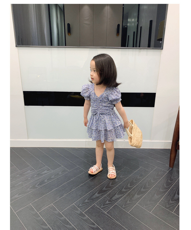 yw1302 เสื้อ+กระโปรง size 7-15 5 ชุดต่อแพ็ค