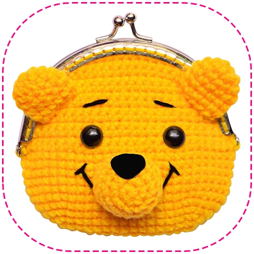 แพทเทิร์นกระเป๋าปิ๊กแป๊กไหมพรม ชุดที่ 1