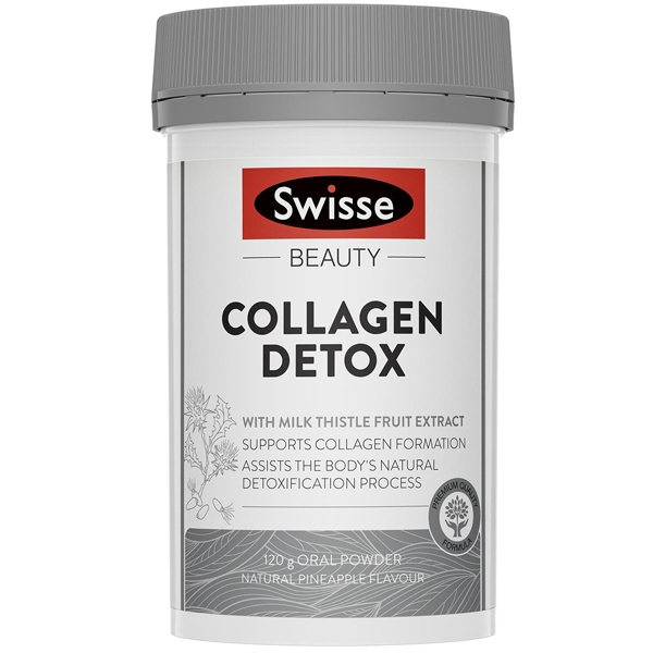 พร้อมส่ง คอลลาเจนผง รสสับปะรด Swisse collagen Detox