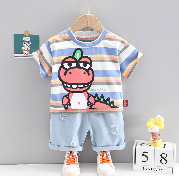 ha1489 เสื้อ+กางเกง size 80-110 จำนวน 4 ตัวต่อแพ็ค
