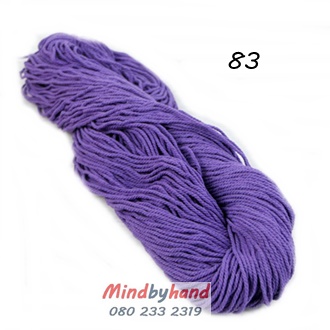 เชือกฟอก แบบไจ 83 สีม่วงเข้ม