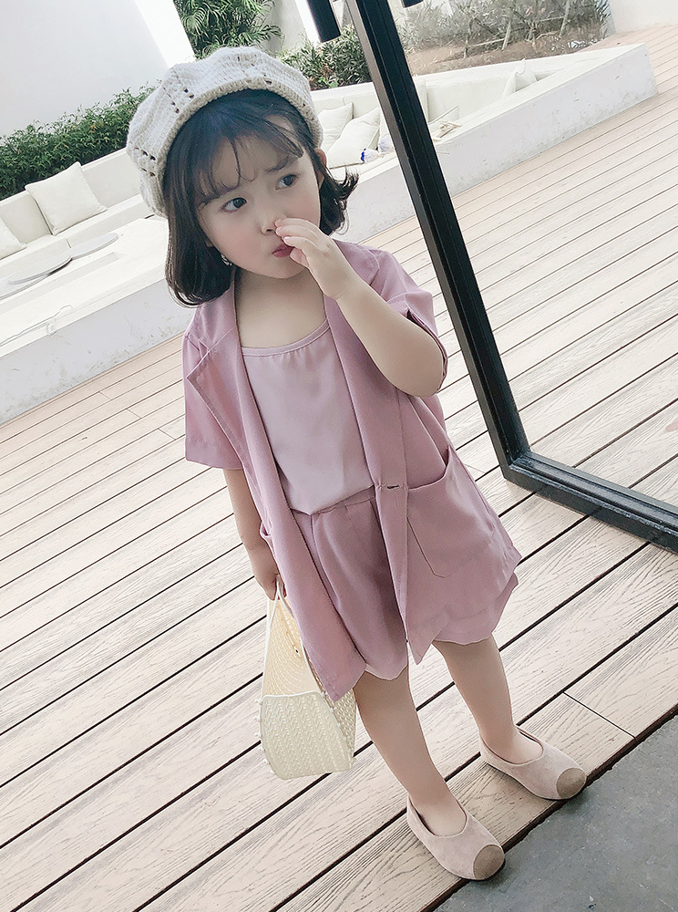 yw553 เสื้อคลุม+เสื้อ+กางเกง size 7-15 5 ชุดต่อแพ็ค