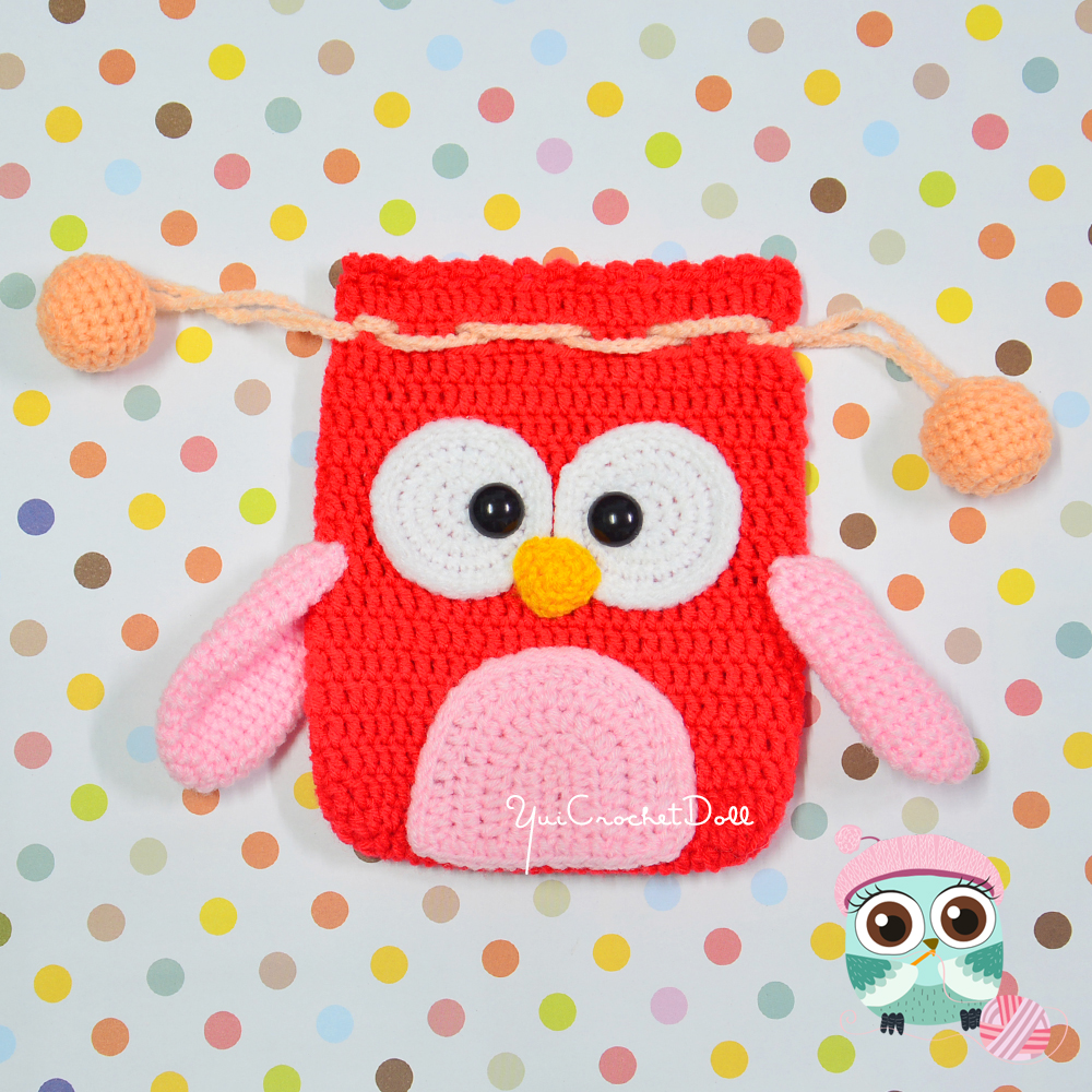 แพทเทิร์นกระเป๋าหูรูดไหมพรม ชุด 2 Drawsting crochet bag pattern Set 2