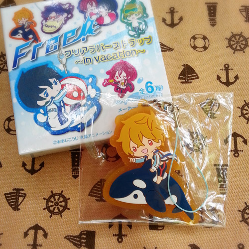 Free! Clear Rubber Strap -in vacation - Nagisa Hazuki