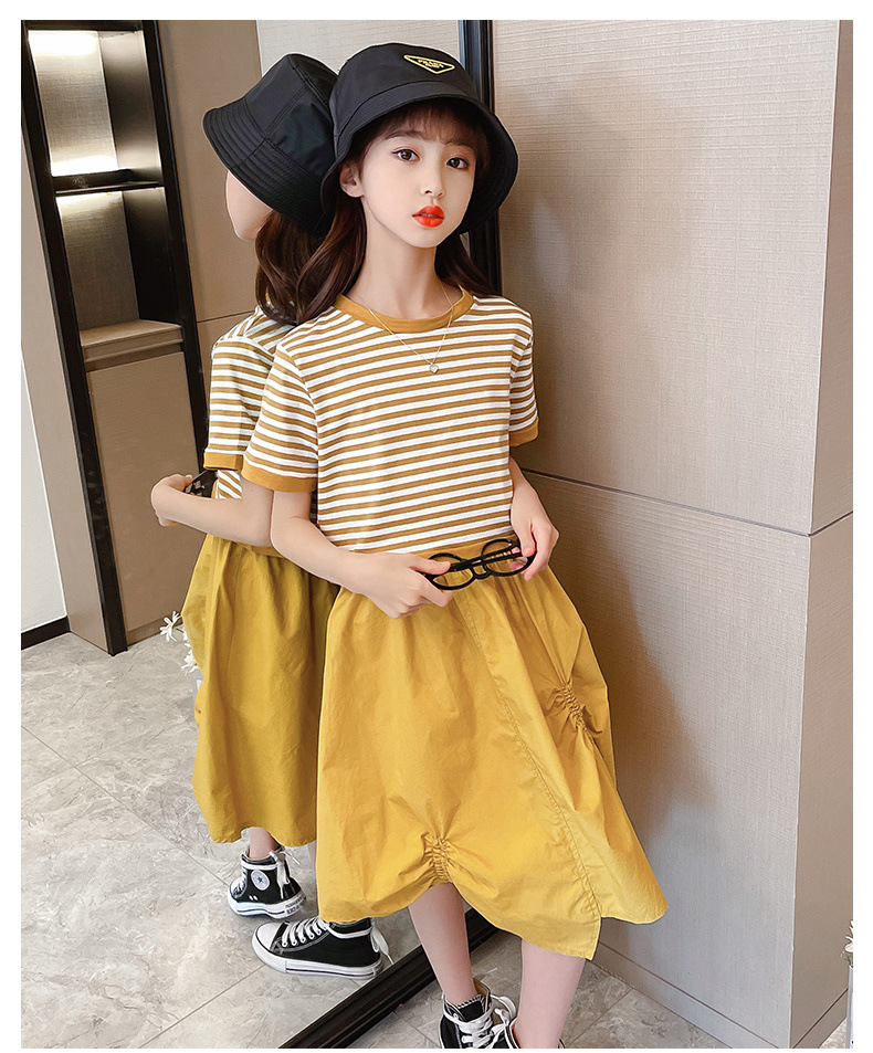 dr5207 เสื้อ+กระโปรง เด็กโต 3 ตัวต่อแพ็ค 110-170 (เลือกไซส์ได้ให้ครบแพ็ค)