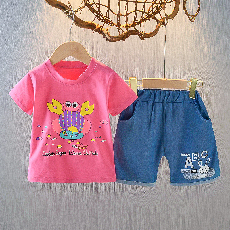 ha1372 เสื้อ+กางเกง size 80-110 จำนวน 4 ตัวต่อแพ็ค