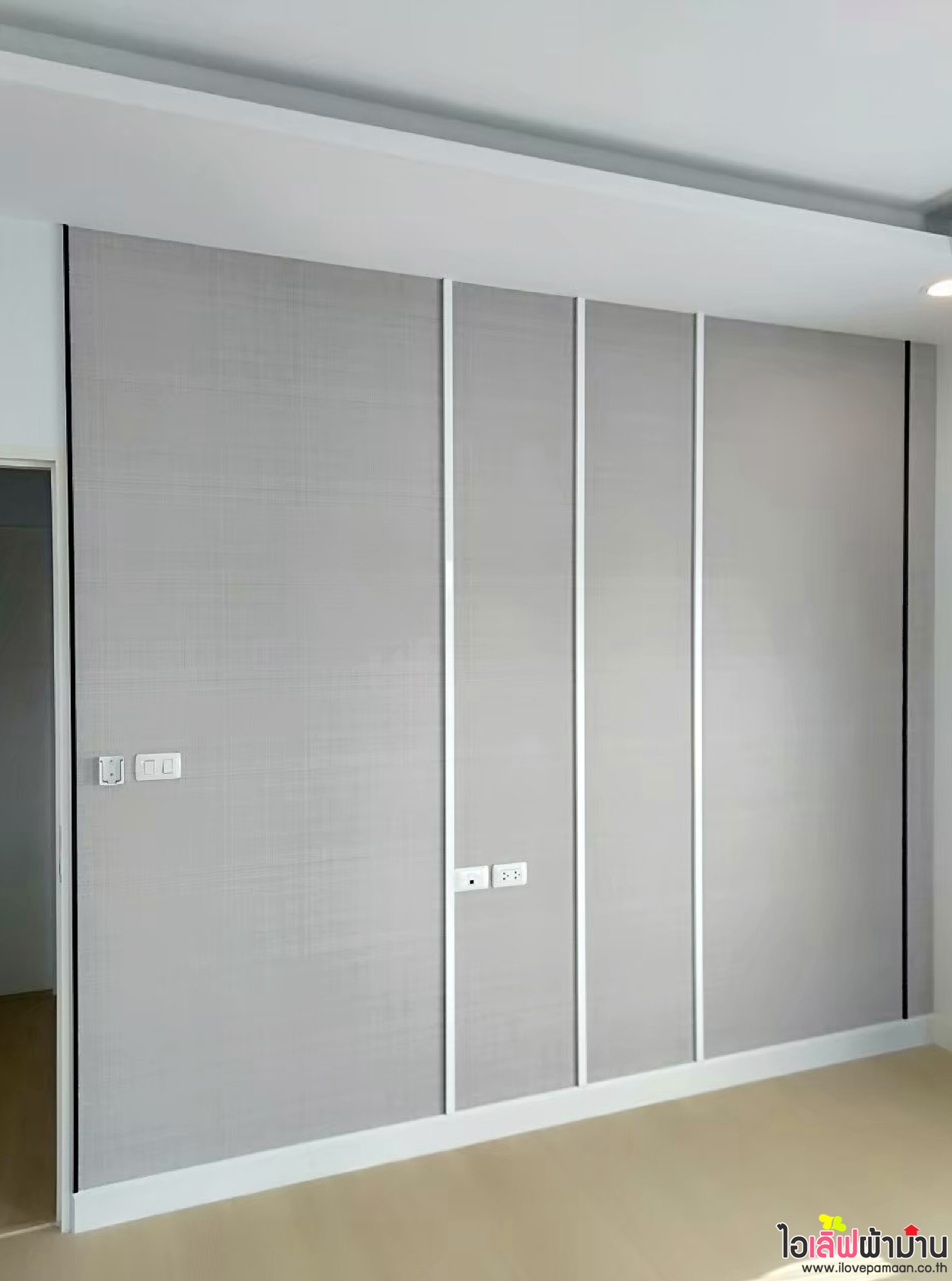 [H503] ติดตั้งผ้าม่าน✨และวอลเปเปอร์✨หน้างาน คณาสิริ ศาลายา-ปิ่นเกล้า🏡🌿