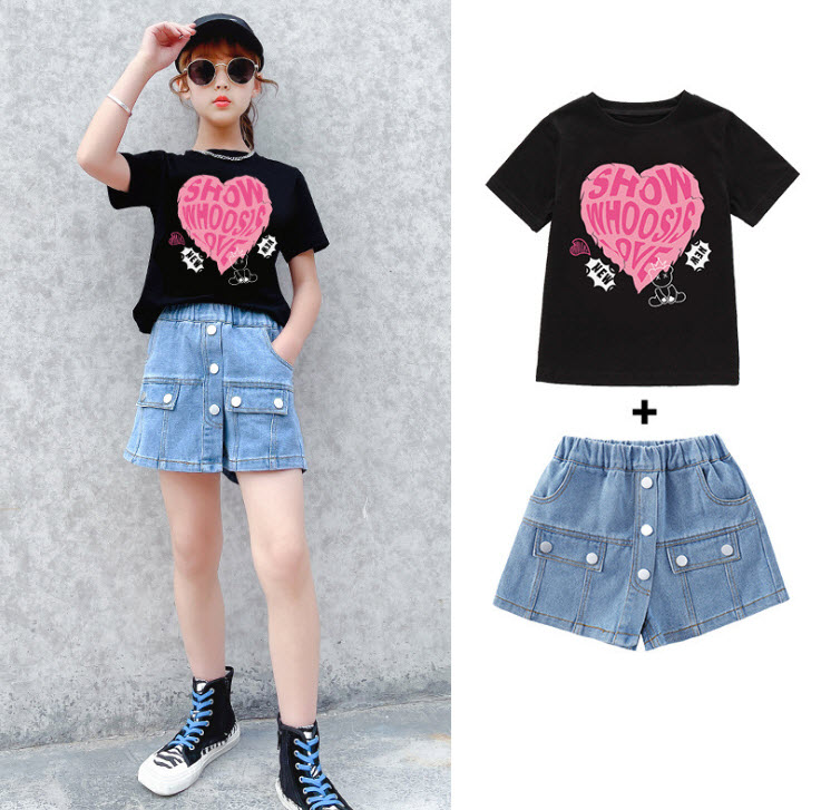 dr5224 เสื้อ+กางเกง เด็กโต 3 ตัวต่อแพ็ค 120-170 (เลือกไซส์ได้ให้ครบแพ็ค)