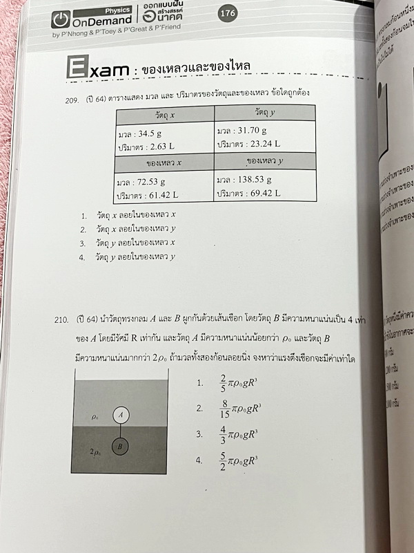 ►หนังสือสอบเข้าเตรียมอุดม◄ หนังสือกวดวิชาออนดีมานด์ ติวเข้มฟิสิกส์เตรียมอุดม เล่ม 1+2 มีสรุปเนื้อหา แนวข้อสอบและโจทย์แบบฝึกหัด มี Key Idea for TU จุดสำคัญที่ต้องท่องจำให้ขึ้นใจก่อนเข้าห้องสอบเตรียมอุดม ในหนังสือมีจดเล็กน้อย ด้านหลังมีเฉลยครบทุกข้อ