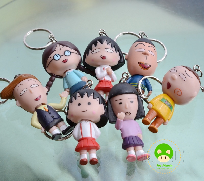พวงกุญแจ มารูโกะ ชุด 7 ตัว