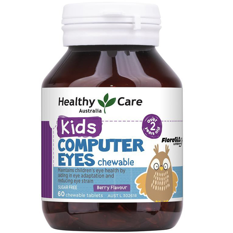 พร้อมส่ง บำรุงสายตาเด็ก แบบเคี้ยว Healthy Care Kids Computer Eyes Chewable