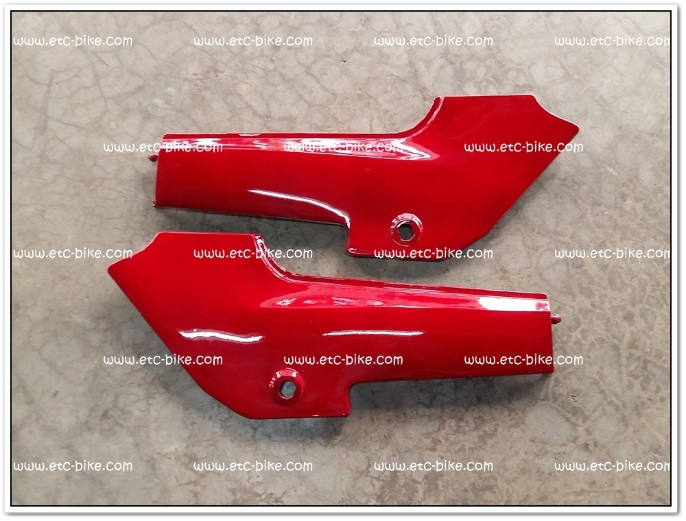 ฝากระเป๋า KR150 เก่า สีแดงเลือดหมู