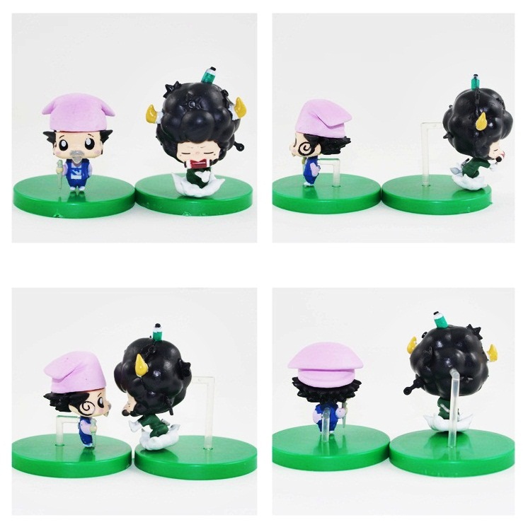 โมเดลรีบอร์น ชุดญี่ปุ่น ฐานเขียว10 ตัว