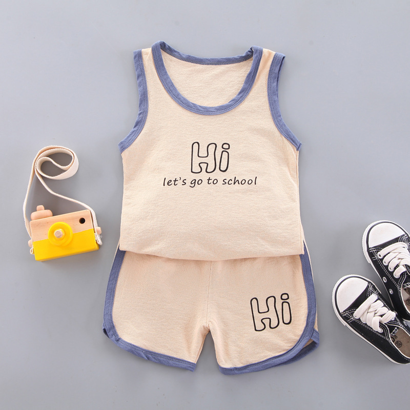 ha1701 เสื้อกล้าม+กางเกง size 80-110 จำนวน 4 ตัวต่อแพ็ค