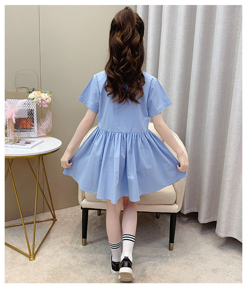 dr4988 เดรส เด็กโต 3 ตัวต่อแพ็ค 110-160 (เลือกไซส์ได้ให้ครบแพ็ค)