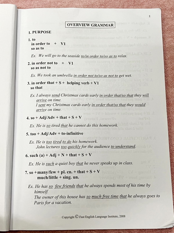 ►Fast English◄ หนังสือกวดวิชา Fast English เล่ม Grammar สรุปแกรมม่าแบบเรียนเร็ว รู้เร็ว จำง่าย มีทั้งหมด 30 บท มีสรุปสูตรแกรมม่าแบบย่นย่อบรรทัดเดียวแต่มีความละเอียดมาก ทำให้อ่านง่าย เข้าใจง่าย มีตัวอย่างประกอบทุกสูตร มีโจทย์ประจำบท จดครบเกือบทั้งเล่ม จดละ