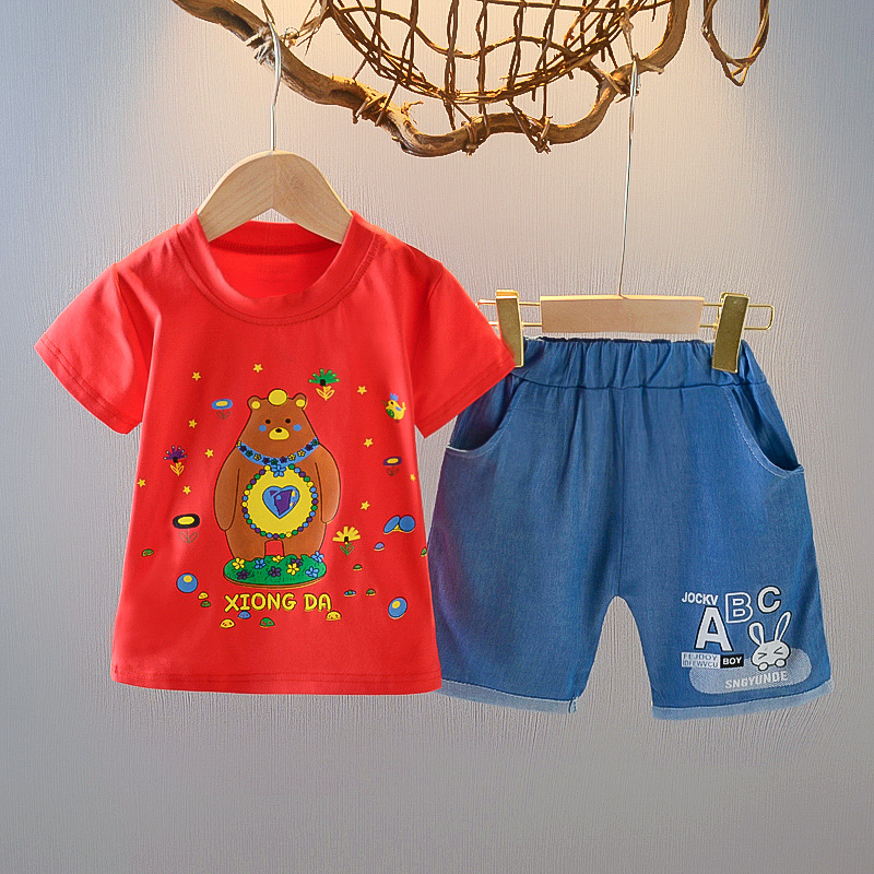ha1368 เสื้อ+กางเกง size 80-110 จำนวน 4 ตัวต่อแพ็ค