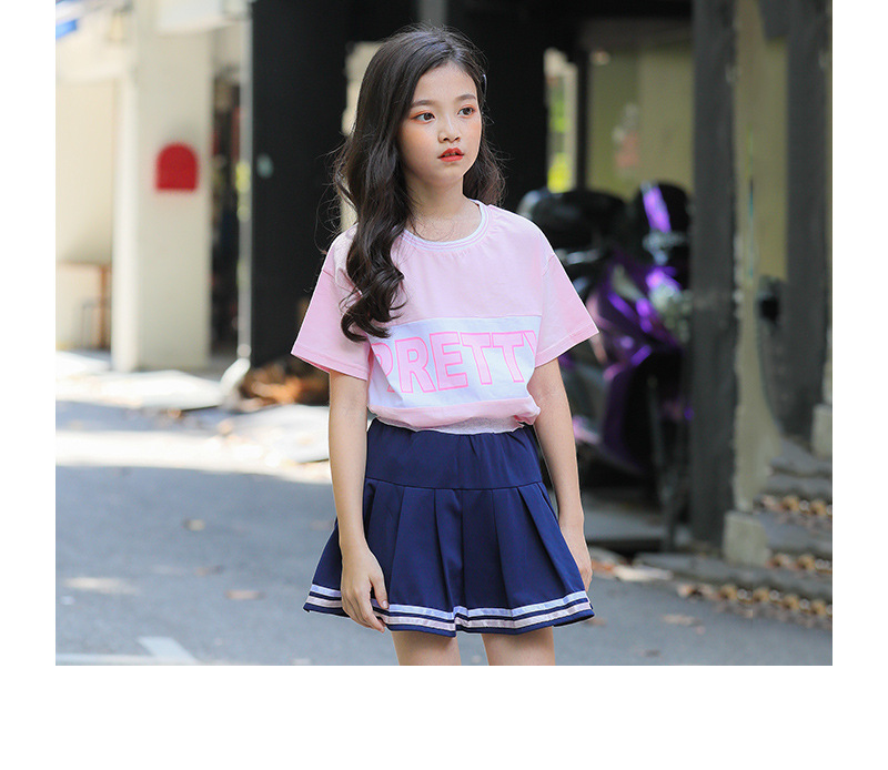 เสื้อ+กางเกงกระโปรง 2 ตัวต่อแพ็ค เด็กโต size 130-140 **พร้อมส่ง**