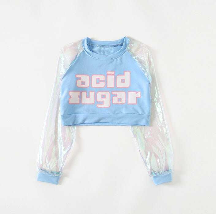 hop46 เสื้อครอป size 110-160 3 ตัวต่อแพ็ค**คละไซส์ได้ จำนวนให้ครบแพ็ค**