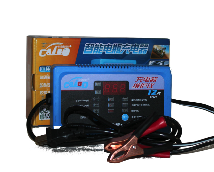 เครื่องชาร์จและซ่อมแซมแบตเตอรรี่ สลายซัลเฟต 6/12V 2A 8A 12A 4-200AH
