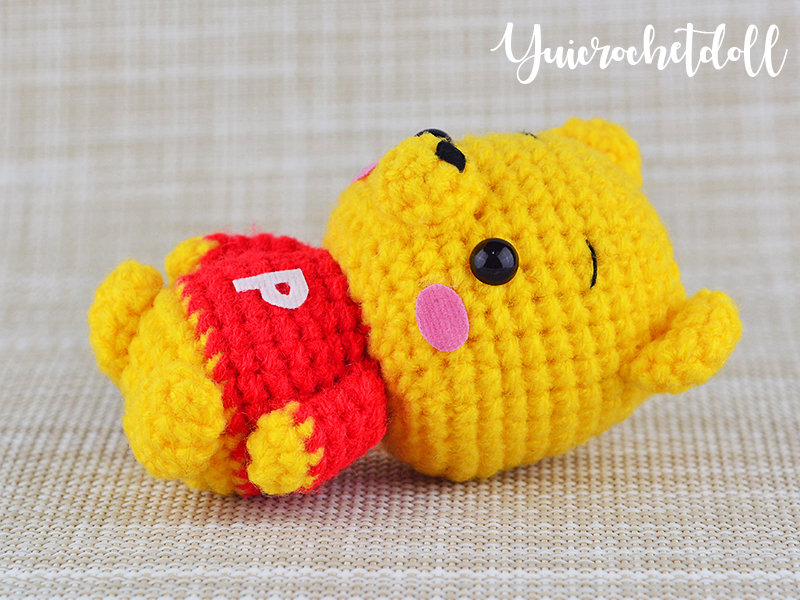 ตุ๊กตาถักโครเชต์ หมีพูห์ Pooh