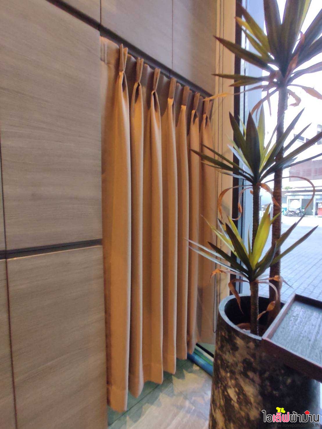 [O24] ผลงานติดตั้งม่านจีบผ้าทึบ แบบ 2 จีบ หน้างาน The Reserve (ร้านทำเล็บ) พหลฯ-ประดิพัทธ์ 🏡🥰