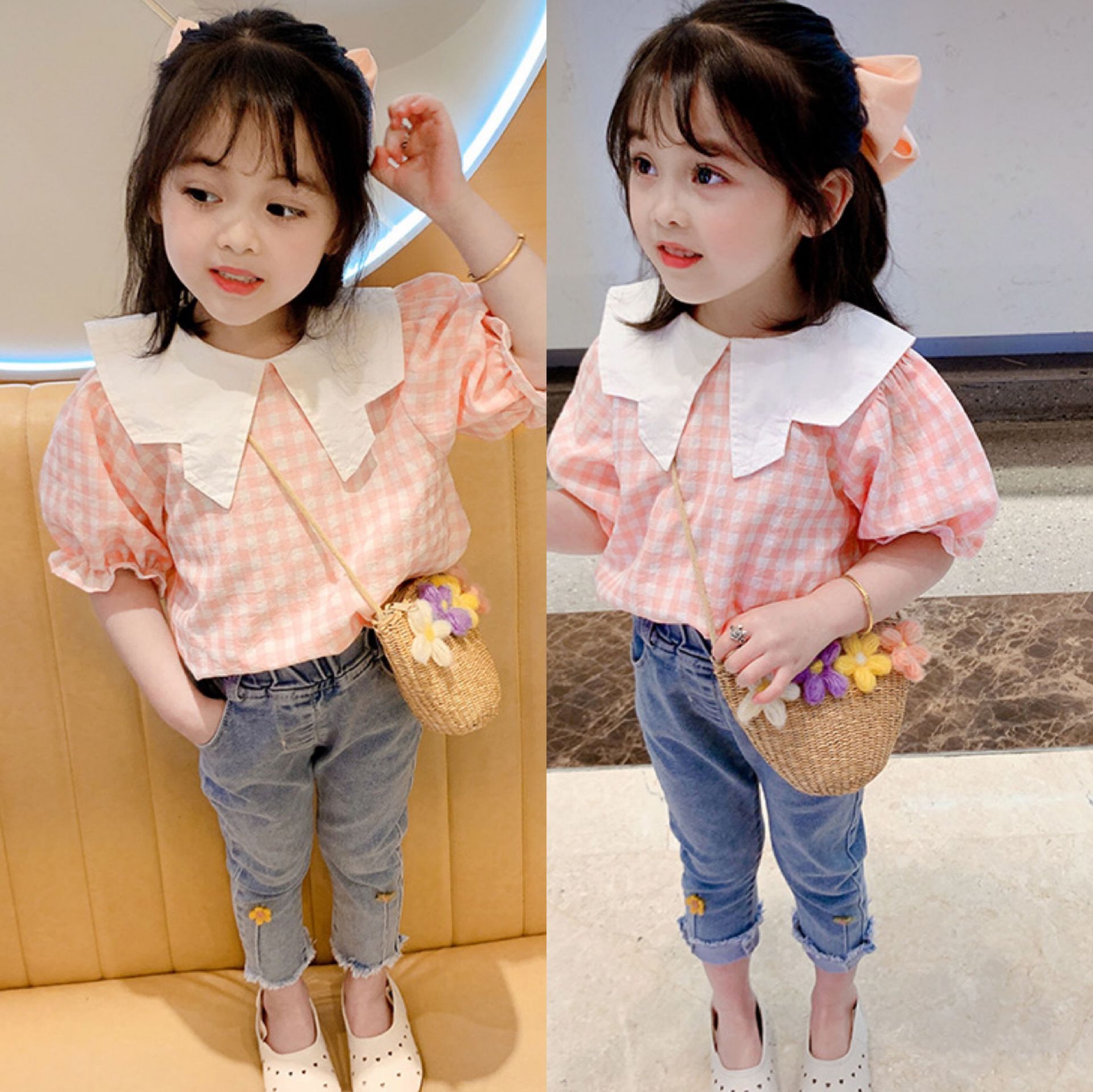 yy09 เสื้อแขนสั้น size 7-15 5 ชุดต่อแพ็ค (เลือกไซส์ได้ ให้ครบแพ็ค)