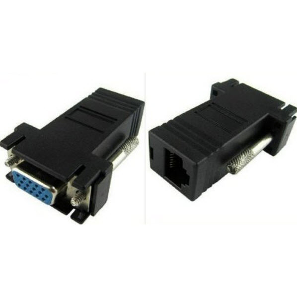 อแดปเตอร์แปลง VGA ( เมีย ) เป็น RJ45