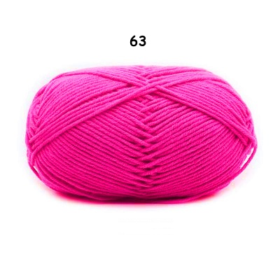 Milk Cotton เส้น4ply สีพื้น 63 Sunset