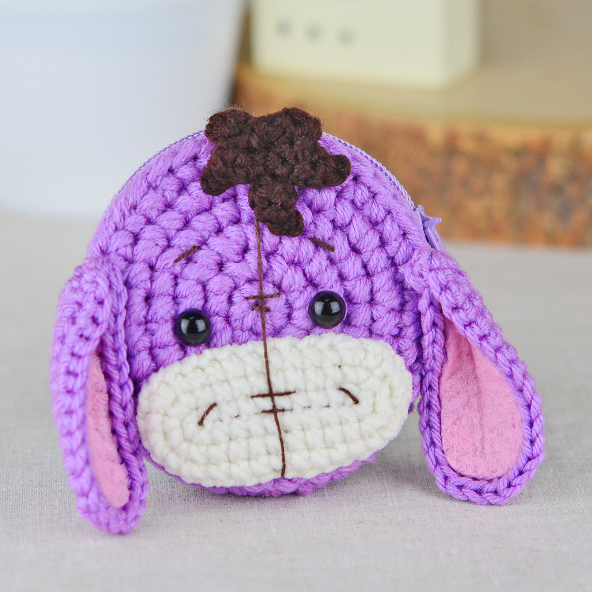 แพทเทิร์นกระเป๋าใส่เหรียญ ทรงกลม