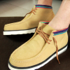 รองเท้าผู้ชาย | รองเท้าแฟชั่นชาย รองเท้าหนังกลับหุ้มข้อ แฟชั่นเกาหลี