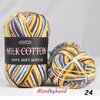 Milk Cotton เส้น4ply สีเหลือบ M24